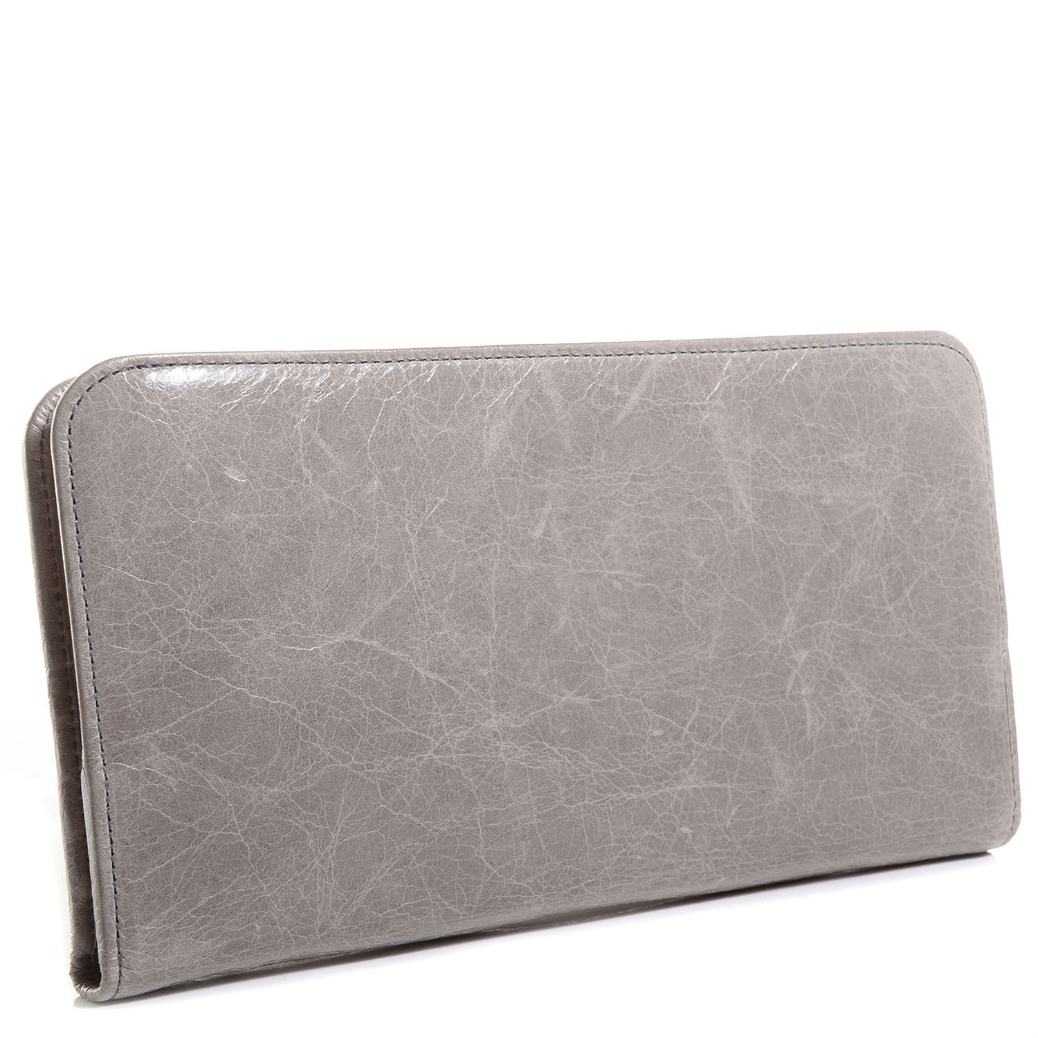 Prada Vitello Shine Zip Around organizer Wallet Nube 3 of 8