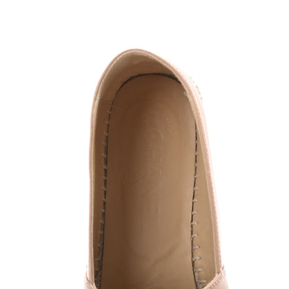 Chanel Lambskin CC Espadrilles 37 Nude 8 of 11