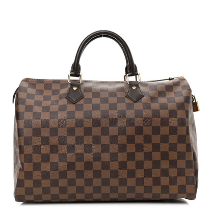 Louis Vuitton Damier Ebene Speedy 35 1 of 10