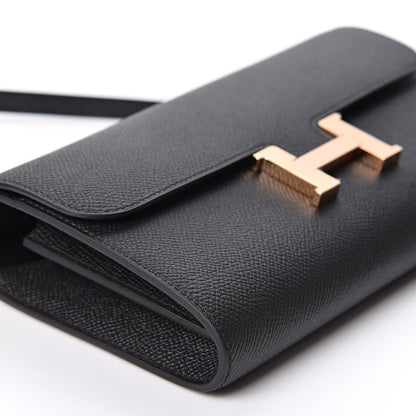 Hermes Epsom Constance Wallet To Go Black 7 of 9
