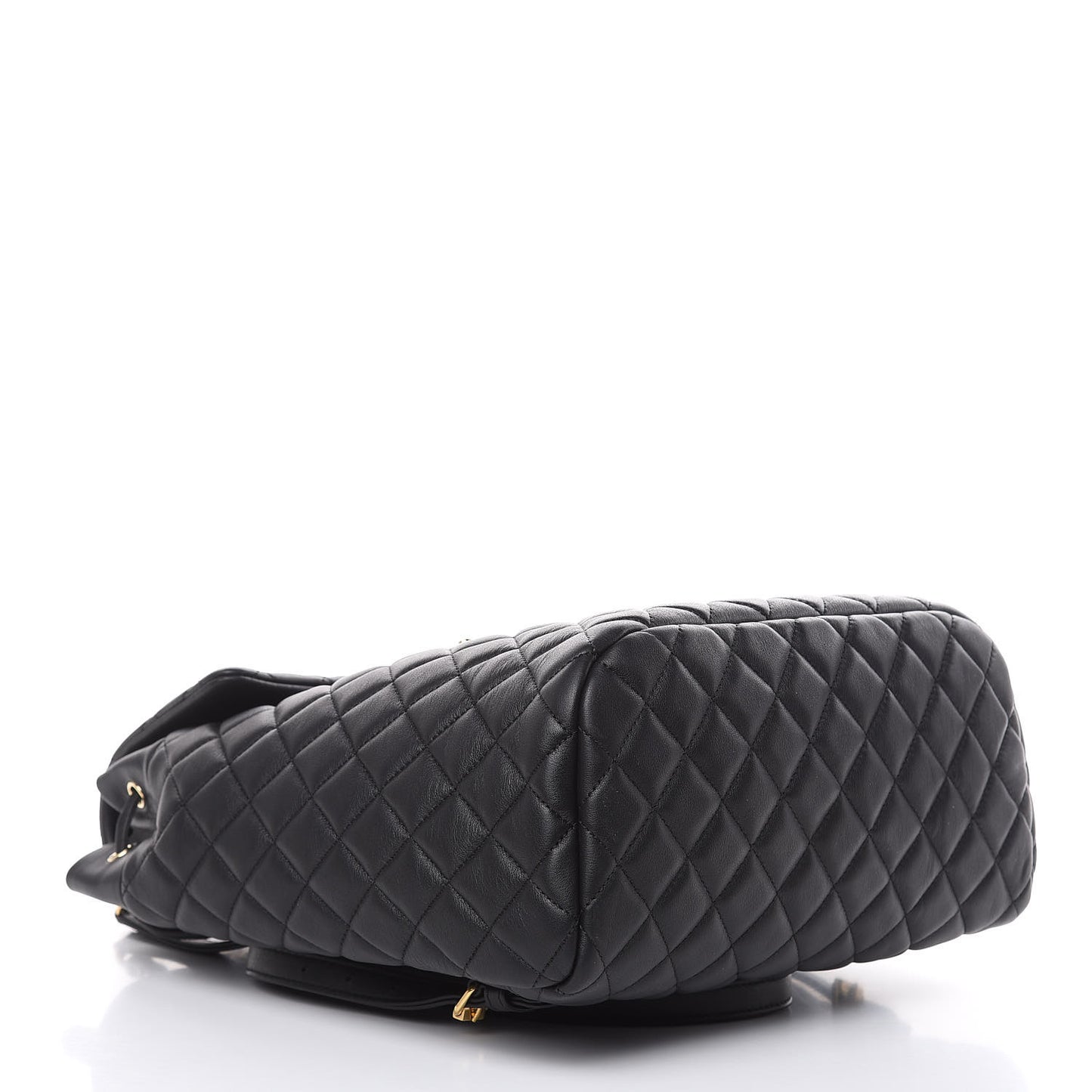 Lambskin Quilted Large Urban Spirit Backpack Black