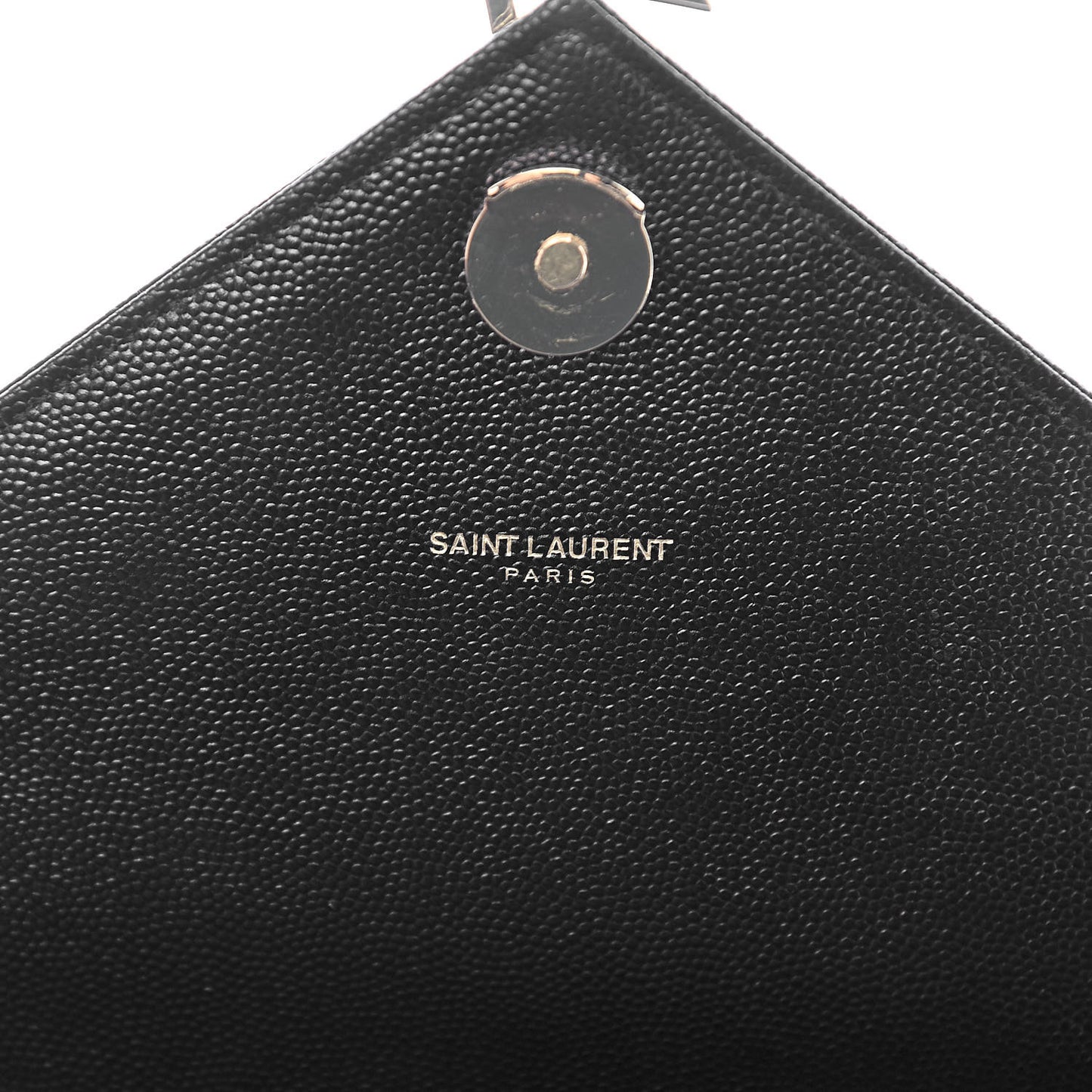 Grain De Poudre Matelasse Chevron Large Monogram Satchel Black