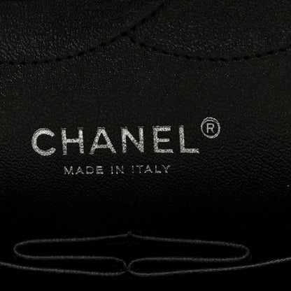 Chanel Lambskin Chevron Quilted Jumbo Double Flap  So Black 6 of 10