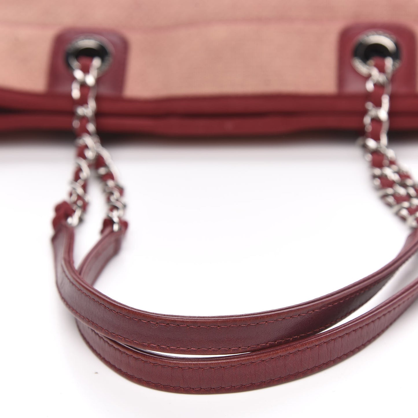 Canvas Small Deauville Tote Red