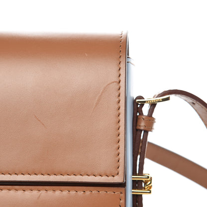 Burberry Calfskin Two Tone Large Grace Bag Nutmeg Pale Blue 10 of 12