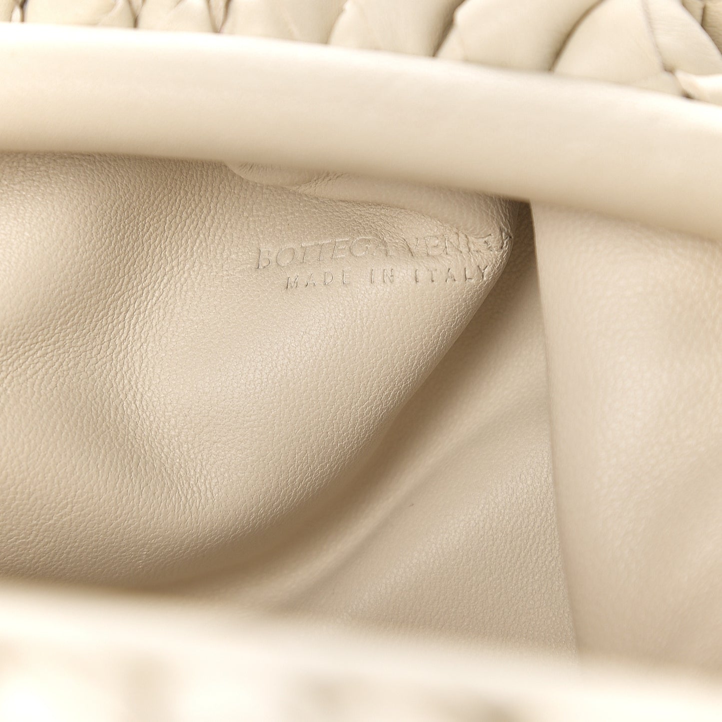Nappa Intrecciato The Mini Pouch Plaster