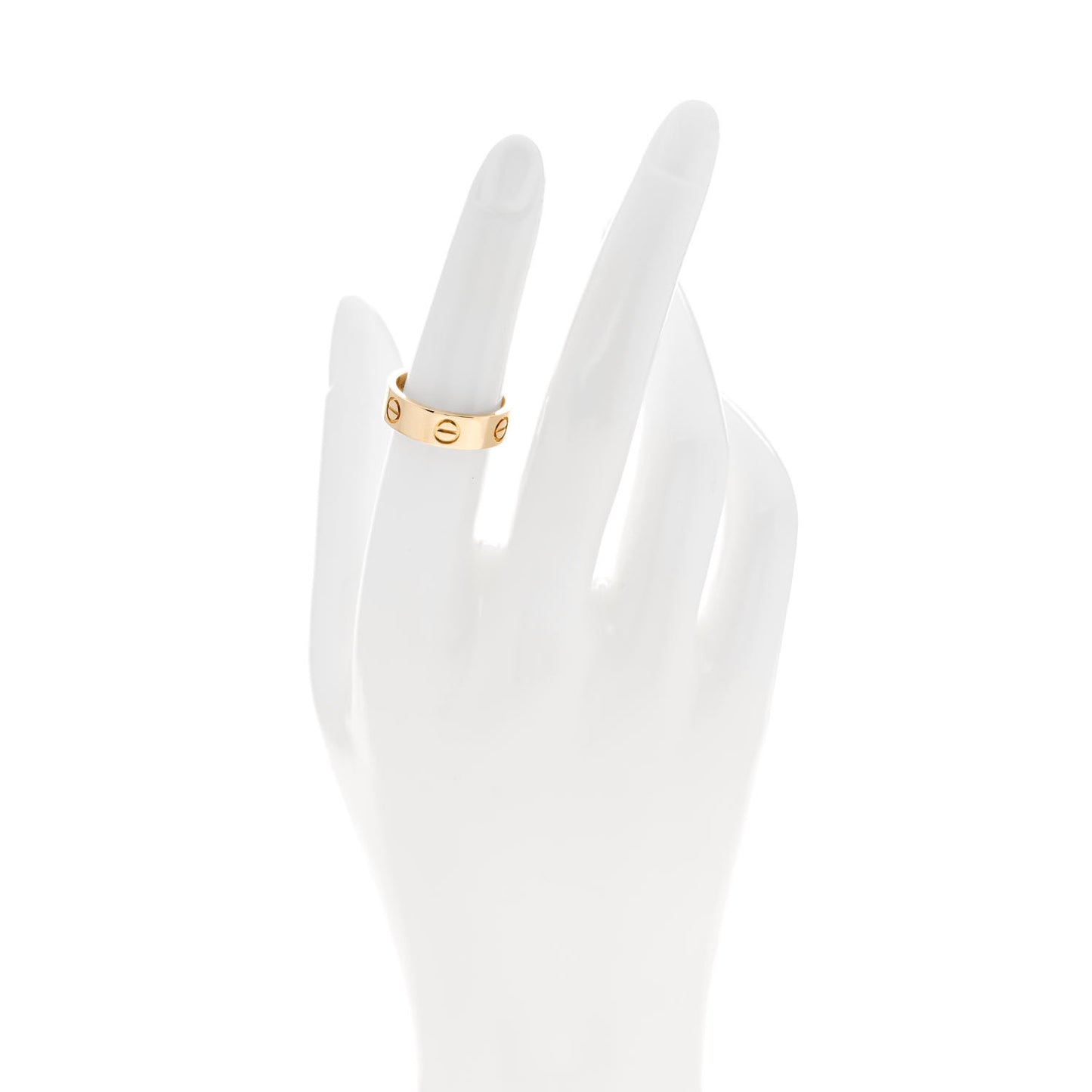 18K Yellow Gold 5.5mm LOVE Ring 52 6