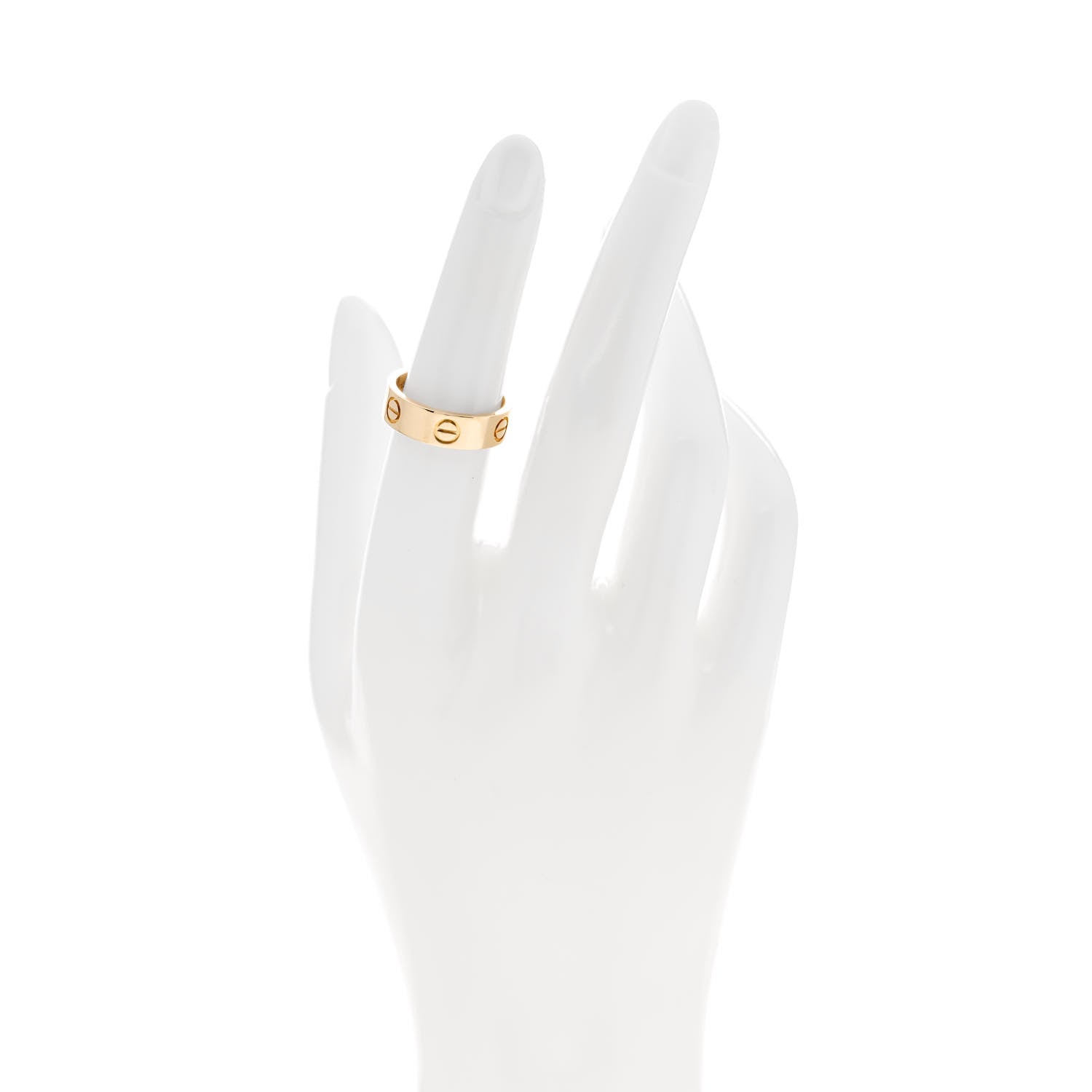 Cartier 18K Yellow Gold 5.5mm LOVE Ring 52 6 2 of 5