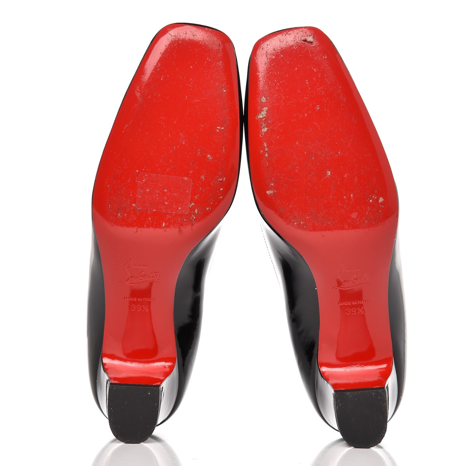 Christian Louboutin Patent Pyramidame 45 Pumps 39.5 Black 7 of 10
