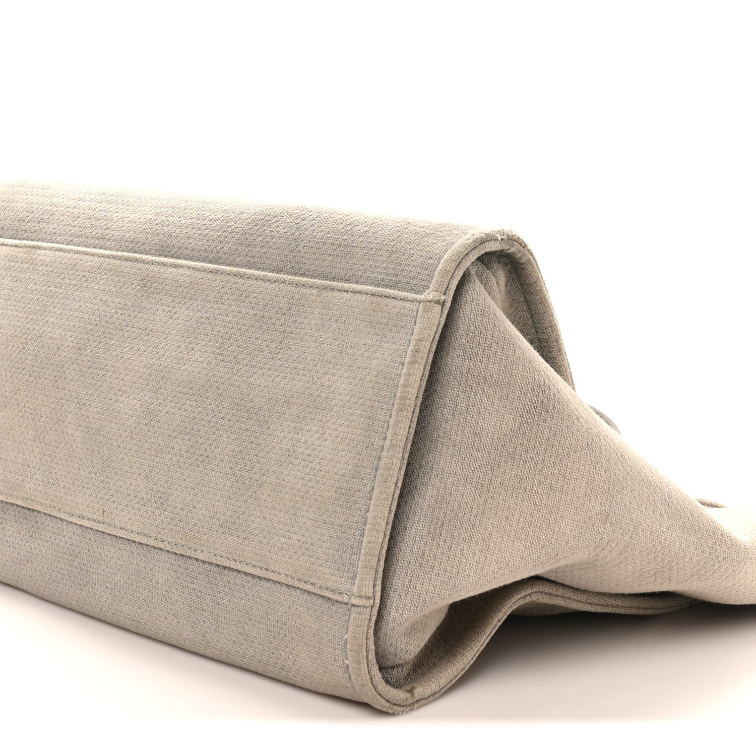Chanel Canvas Large Deauville Tote Grey 10 of 10