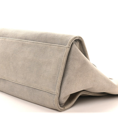 Chanel Canvas Large Deauville Tote Grey 10 of 10