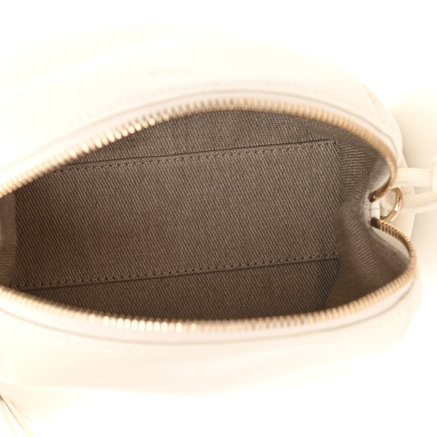 Calfskin Mini Judy Shoulder Bag White