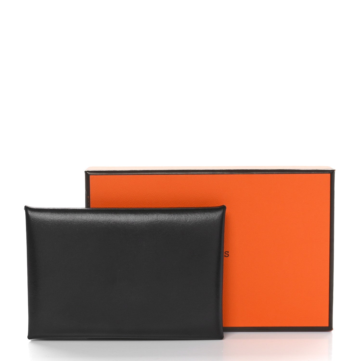 Hermes Box Calvi Card Case Black 8 of 8