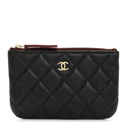 Chanel Caviar Quilted Small Cosmetic Case Black 1 of 7
