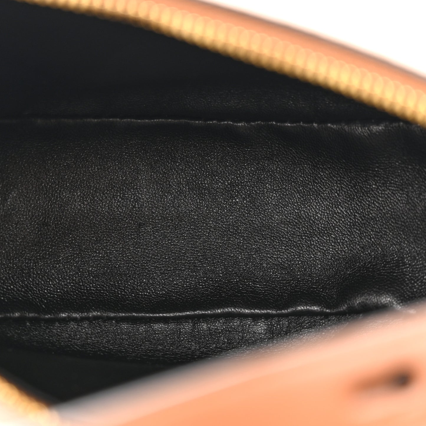Soft Calfskin Arque Shoulder Bag Cognac