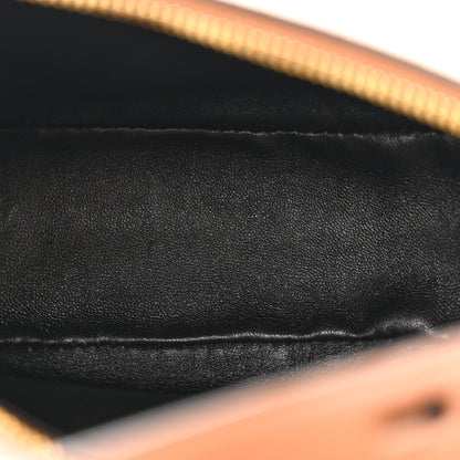 Prada Soft Calfskin Arque Shoulder Bag Cognac 5 of 11