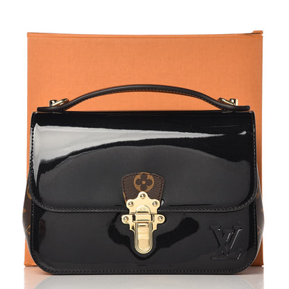 Louis Vuitton Patent Calfskin Monogram Cherrywood BB Black 7 of 7