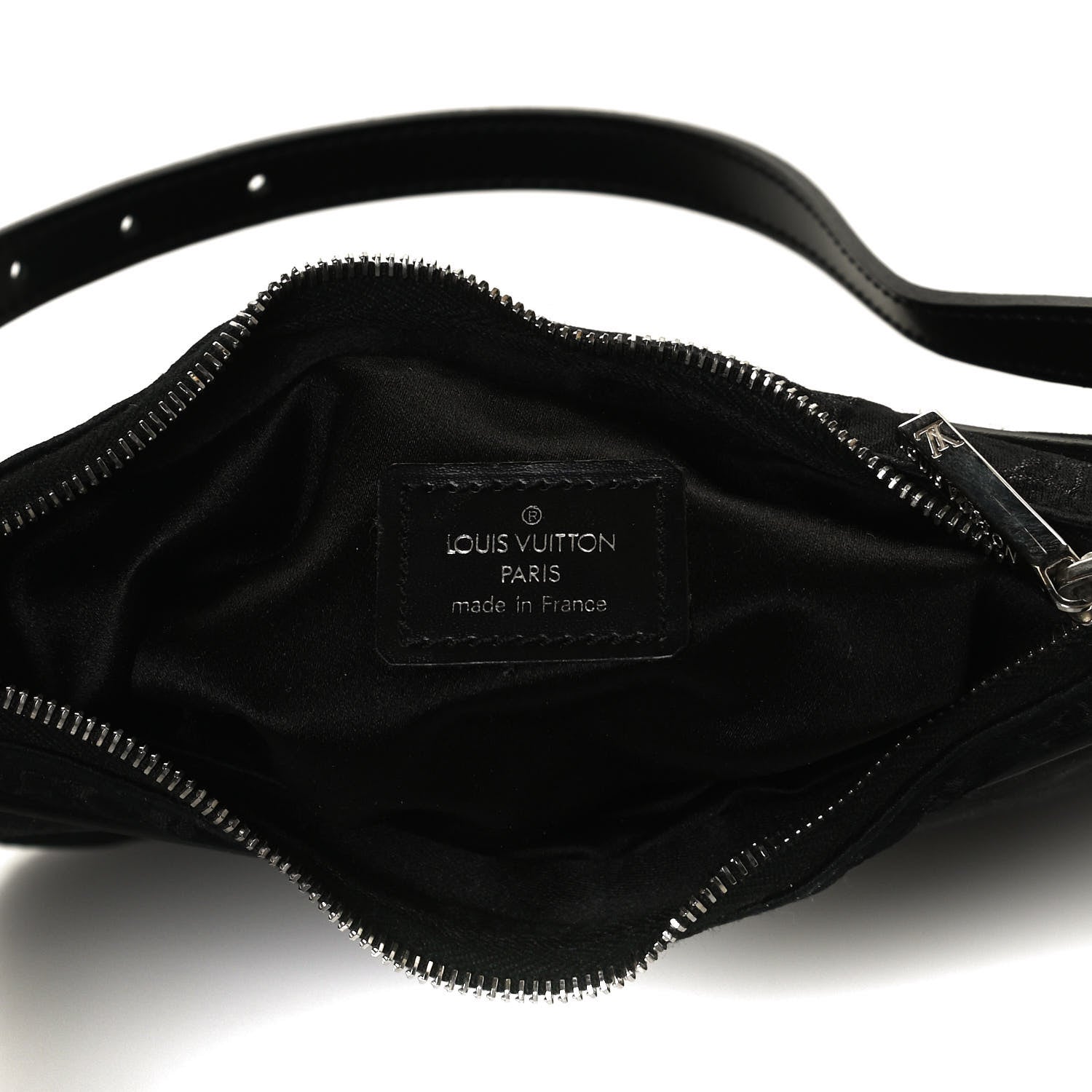 Louis Vuitton Satin Monogram Little Boulogne Black 6 of 11
