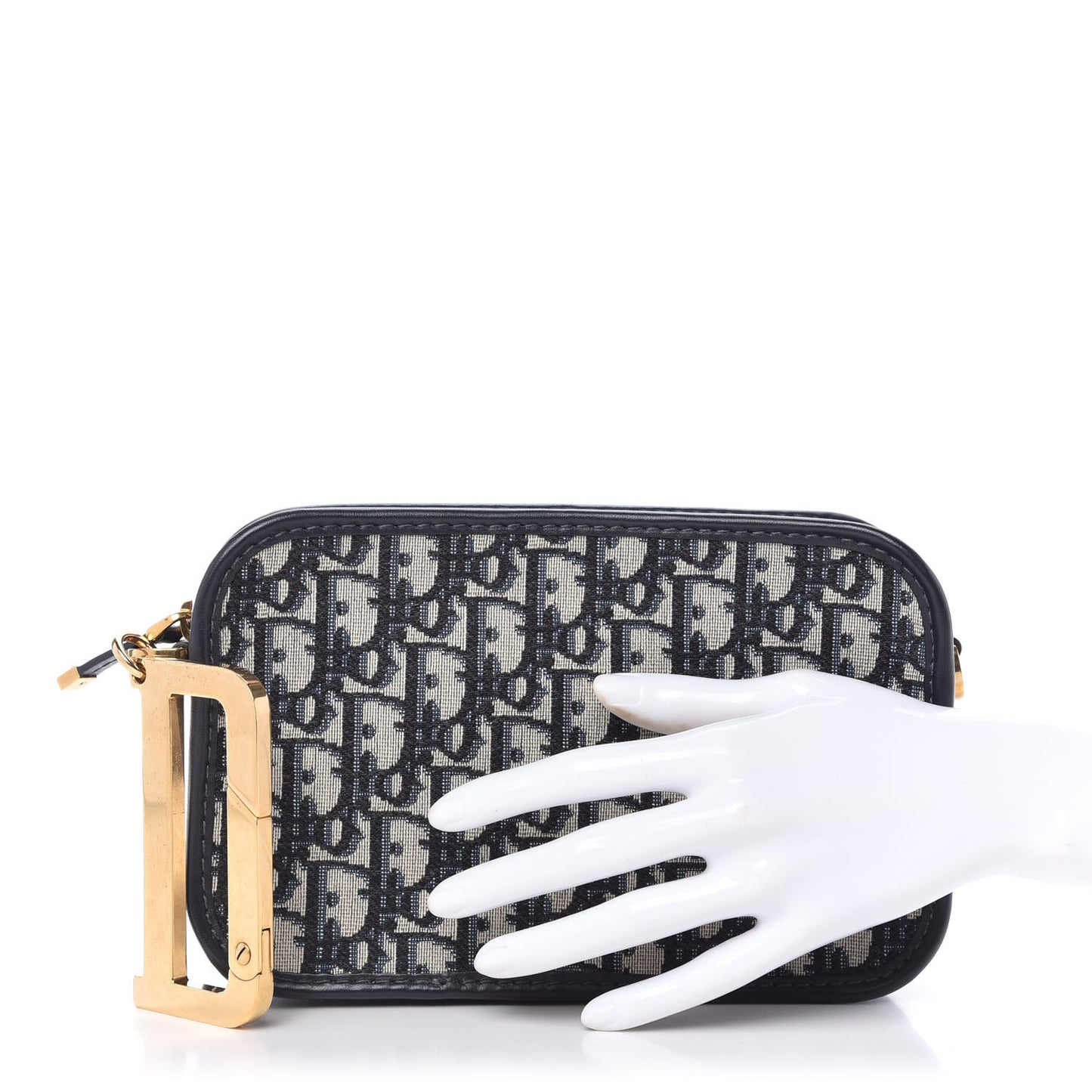 Oblique Diorquake Clutch Blue