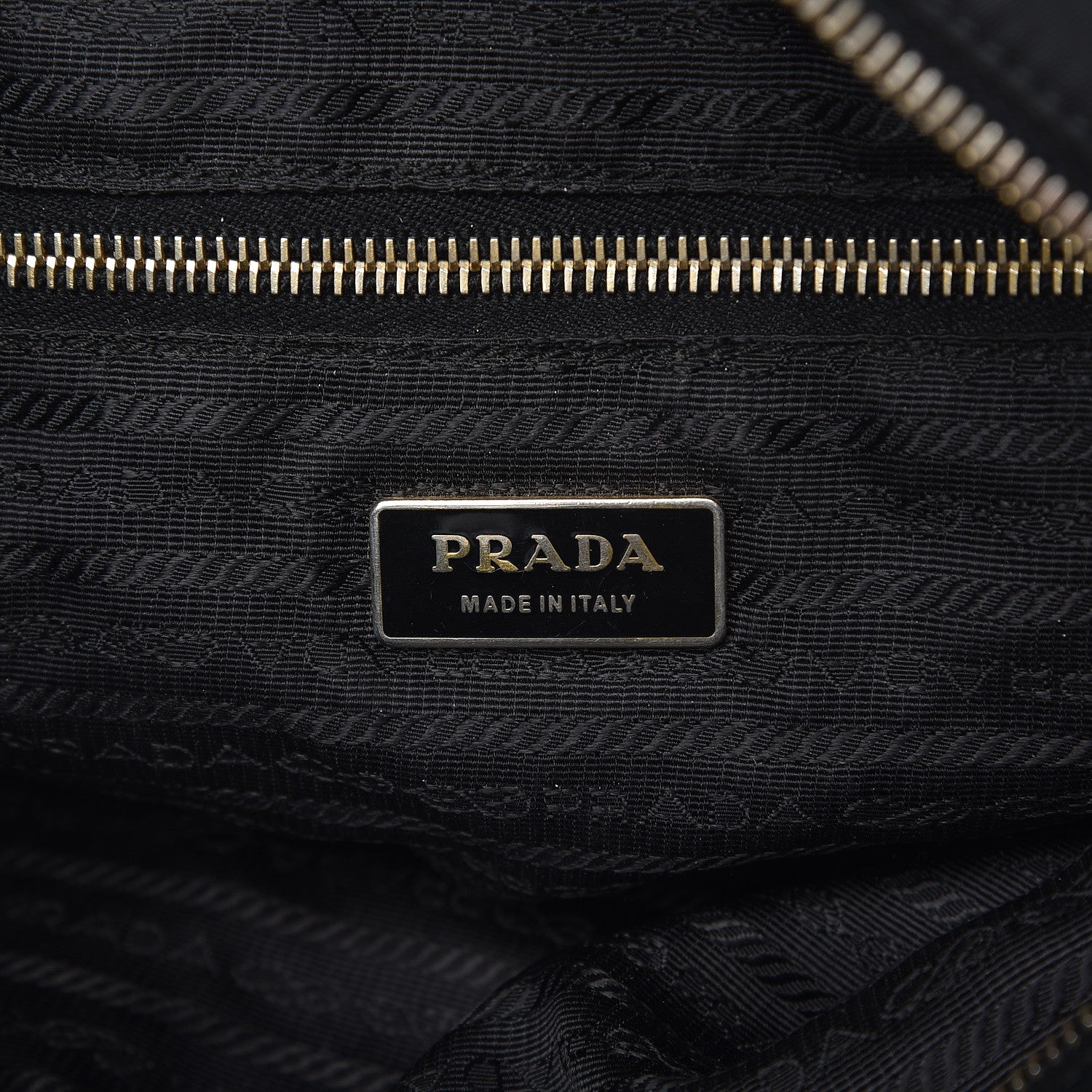 Prada Saffiano Tessuto Nylon Tote Nero Black 7 of 13