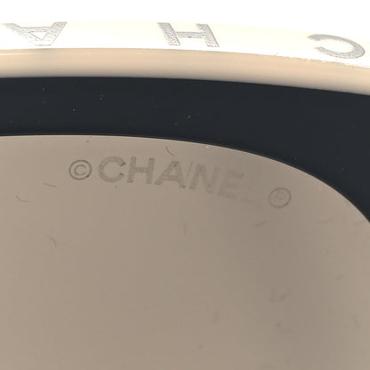 Chanel Acetate CC Butterfly Sunglasses 5414-A Black Beige 7 of 9