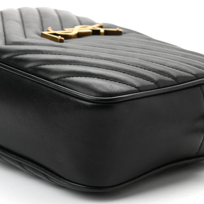 Saint Laurent Calfskin Matelasse Monogram Lou Camera Bag Black 10 of 10