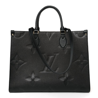 Louis Vuitton Empreinte Monogram Giant Onthego MM Black 1 of 9