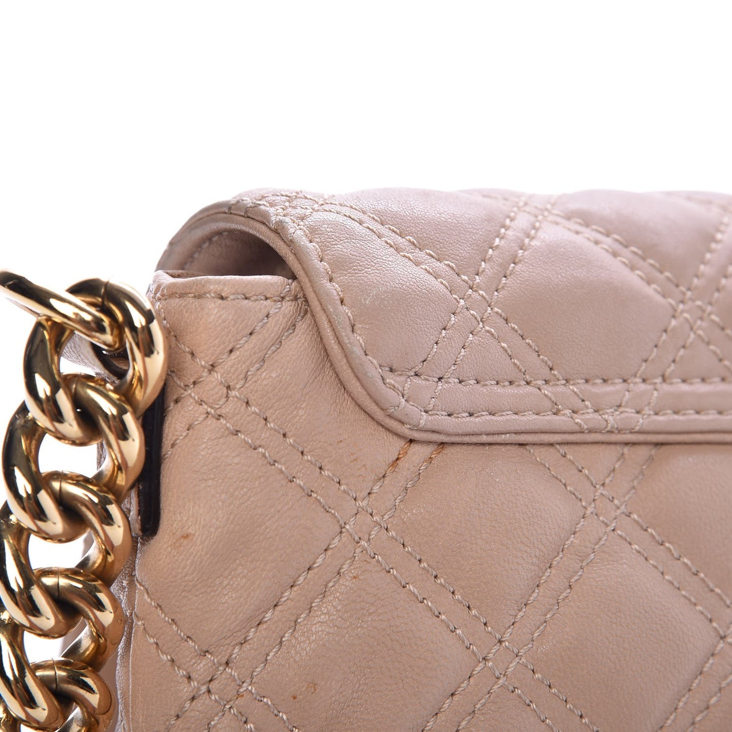 Lambskin Quilted The XL Single Flap Beige