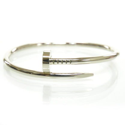 Cartier 18k White Gold Juste un Clou Bracelet Size 16 1 of 5