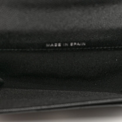 Chanel Caviar Quilted Boy Flap Card Holder Black 5 of 8