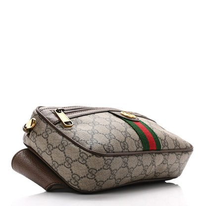 Gucci Soft GG Supreme Monogram Medium Ophidia Belt Bag Dark Brown 4 of 9