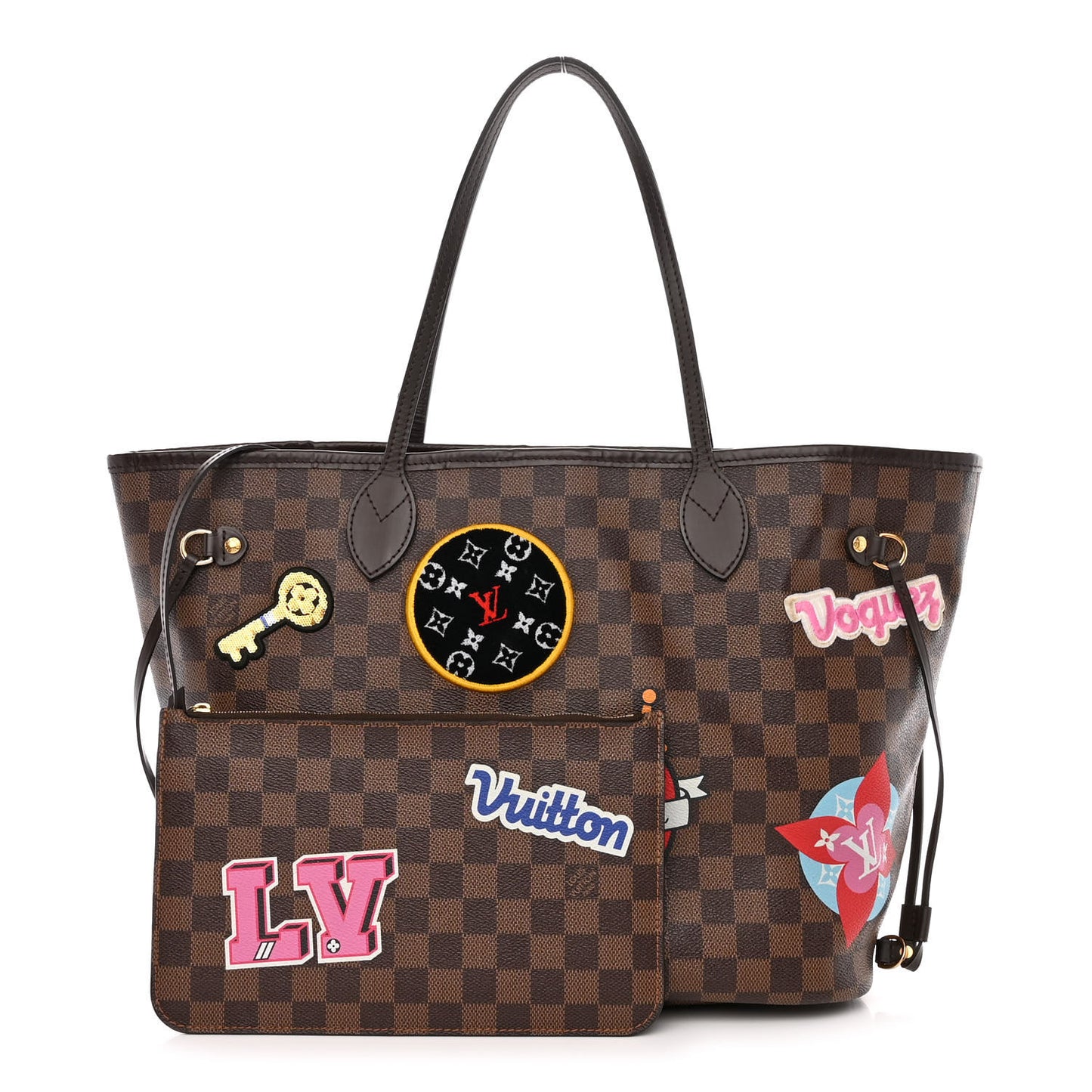 Damier Ebene Travel Stickers Neo Neverfull MM