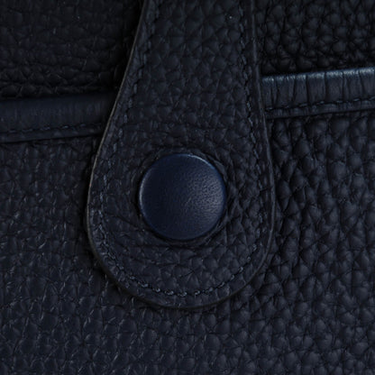 Hermes Taurillon Clemence Evelyne III PM Bleu Nuit 9 of 11