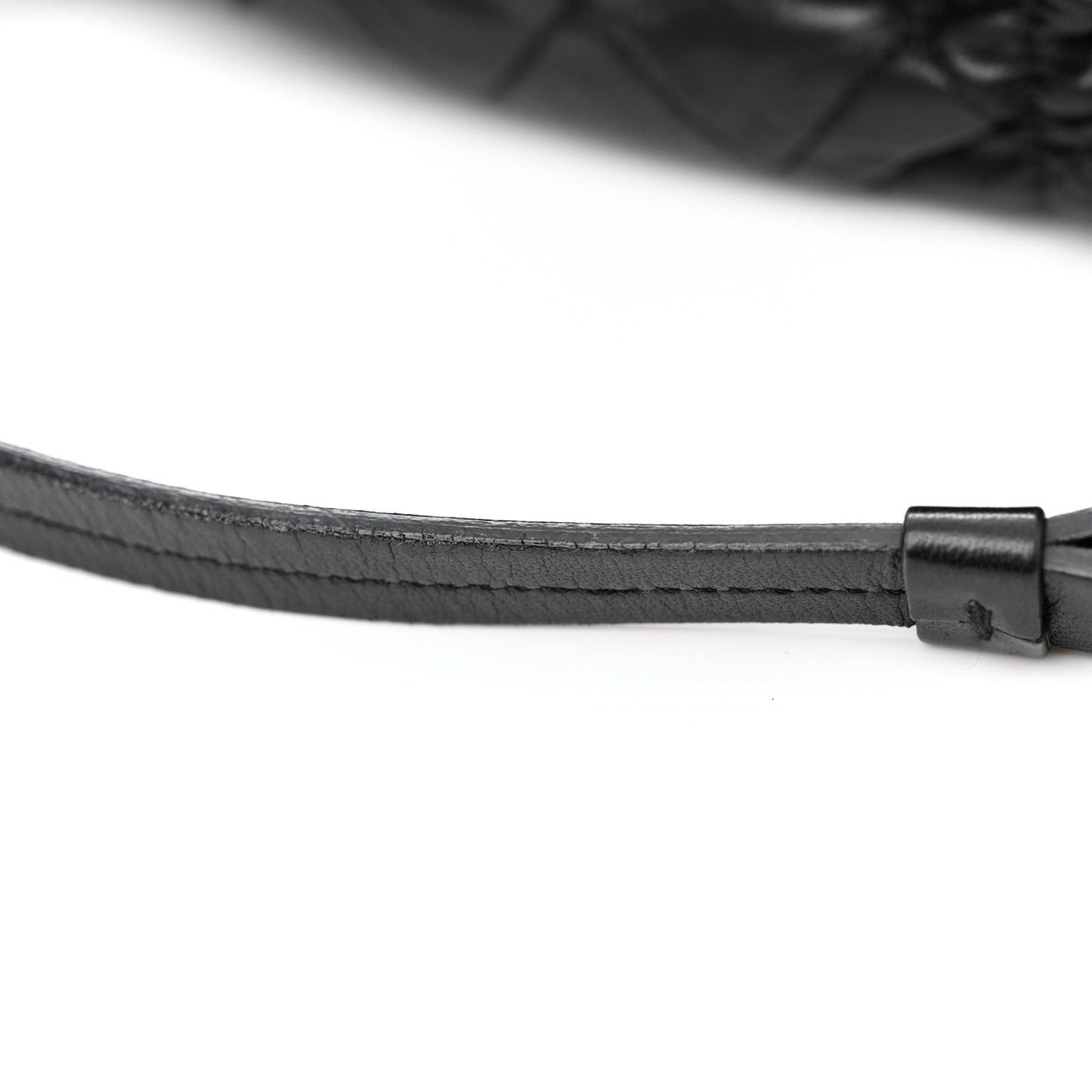 Lambskin Quilted Sharpei Flap Black