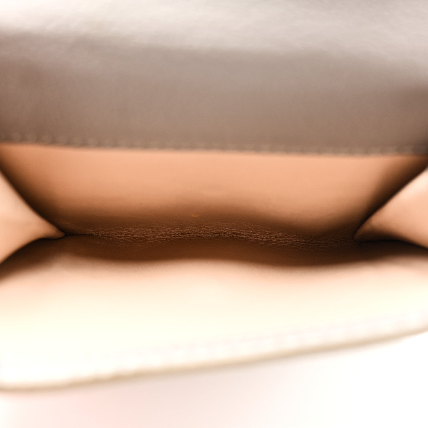 Chloe Grained Calfskin Marcie Square Wallet Cashmere Grey 5 of 9