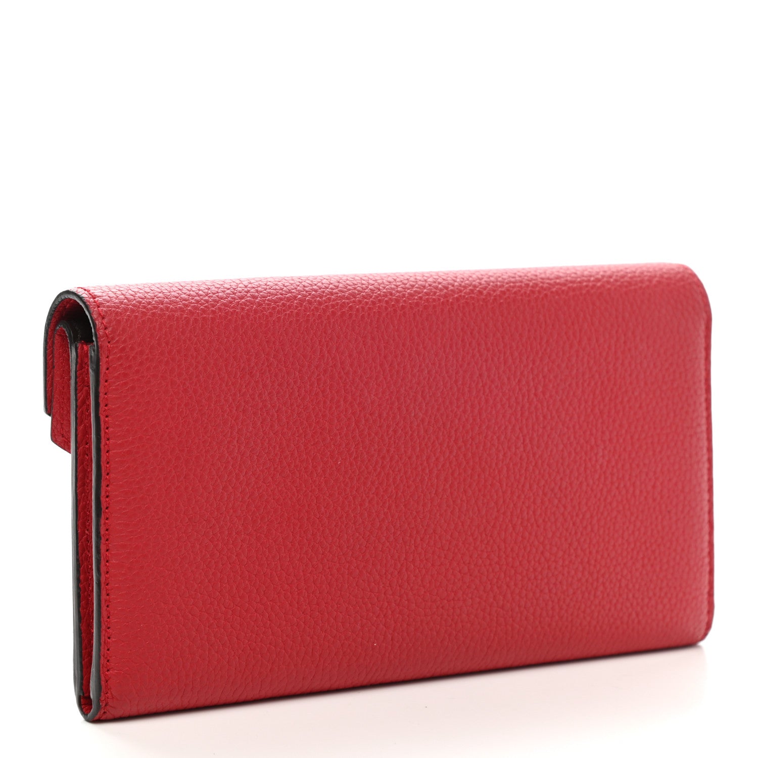 Louis Vuitton Calfskin Double V Wallet Rubis 3 of 10