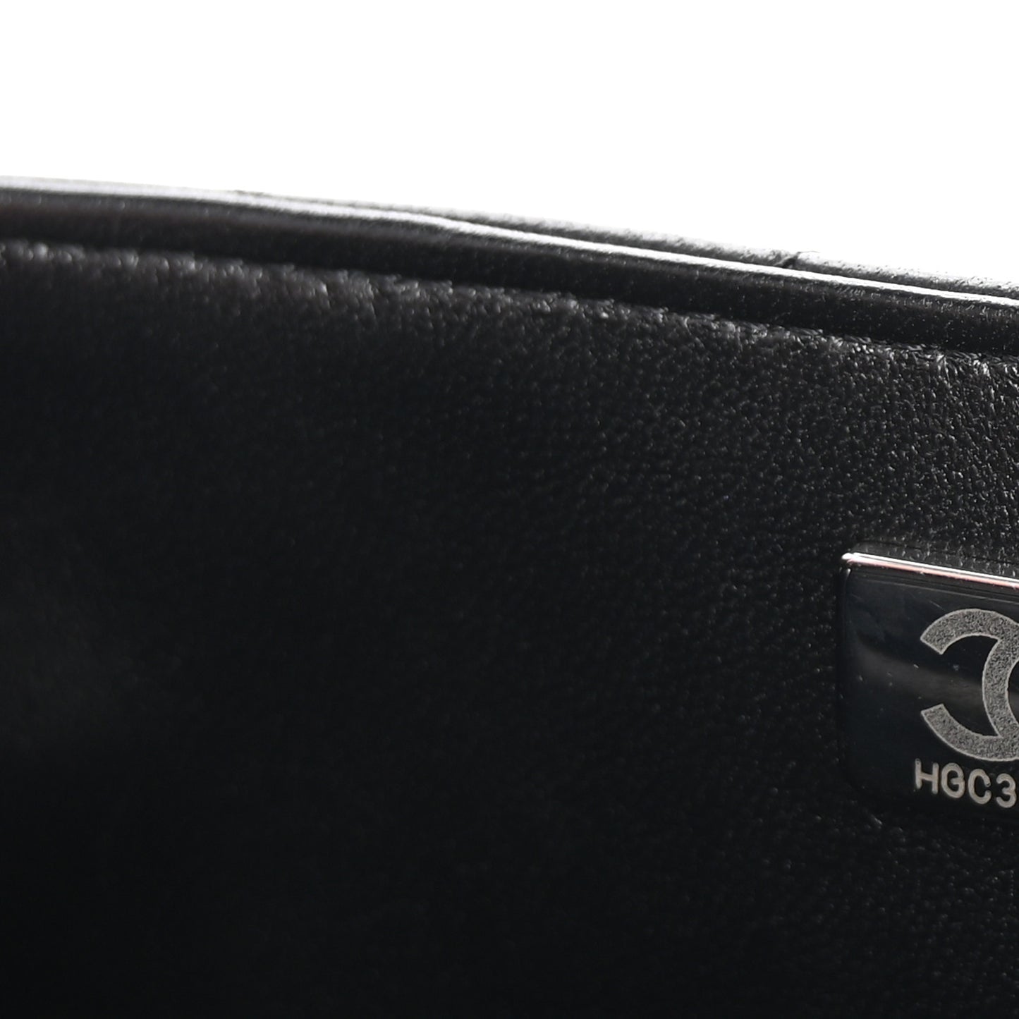 Lambskin Quilted Mini Rectangular Flap Black