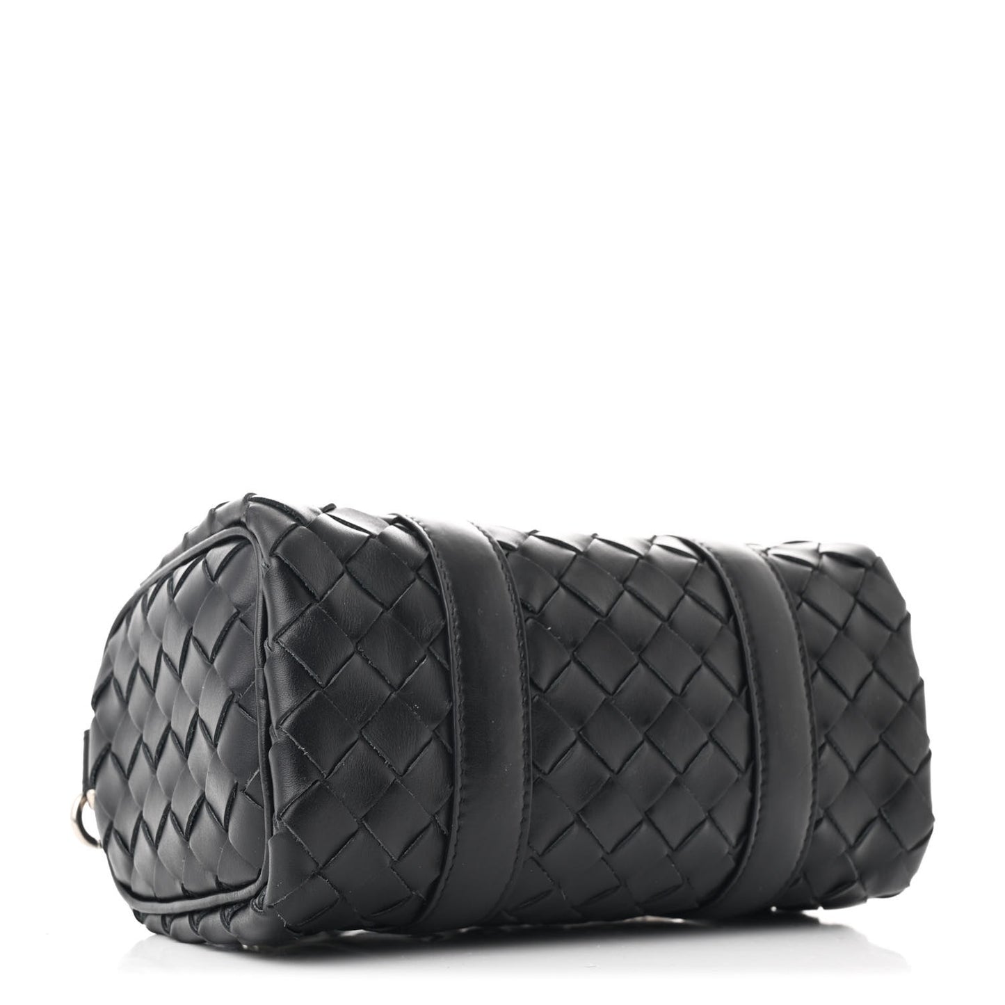 Nappa Intrecciato Mini Duffle Bag Black