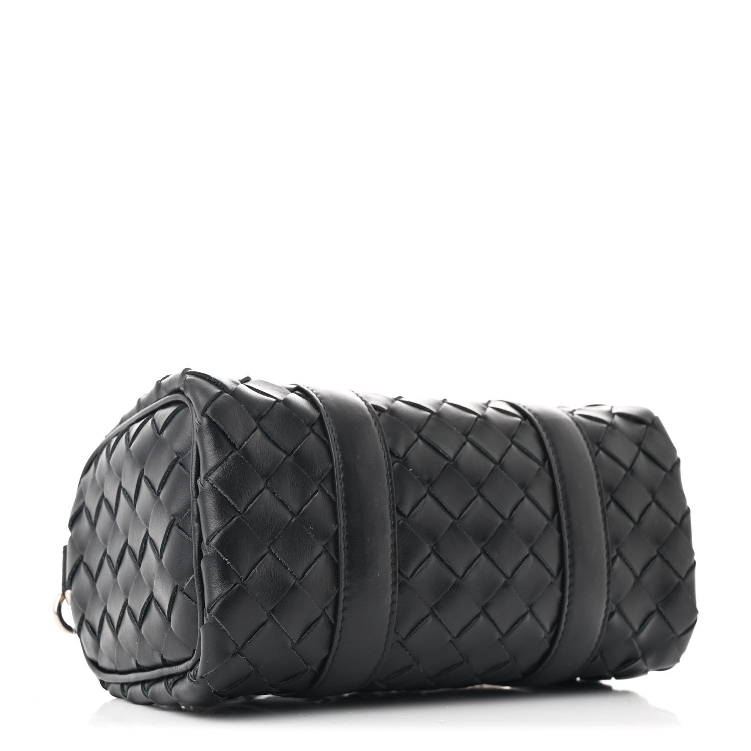 Bottega Veneta Nappa Intrecciato Mini Duffle Bag Black 4 of 10