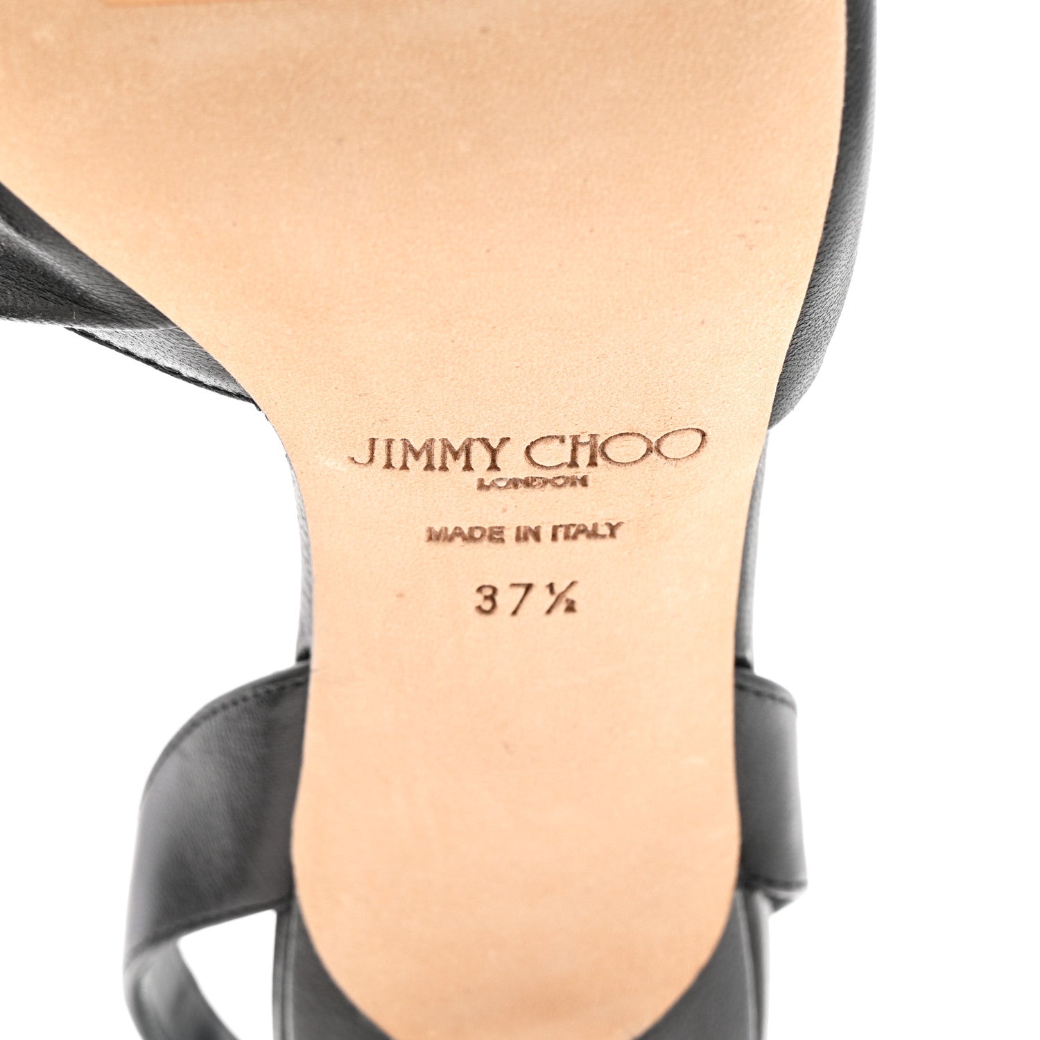 Jimmy Choo Nappa Hedera 70 Slingback Pumps 37.5 Black 1789493 – FASHIONPHILE
