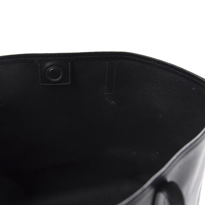 Prada City Calf Front Pocket Large Shopping Tote Black 7 of 9