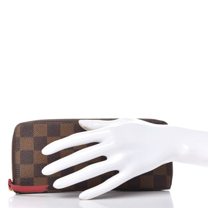 Louis Vuitton Damier Ebene Clemence Wallet 2 of 9