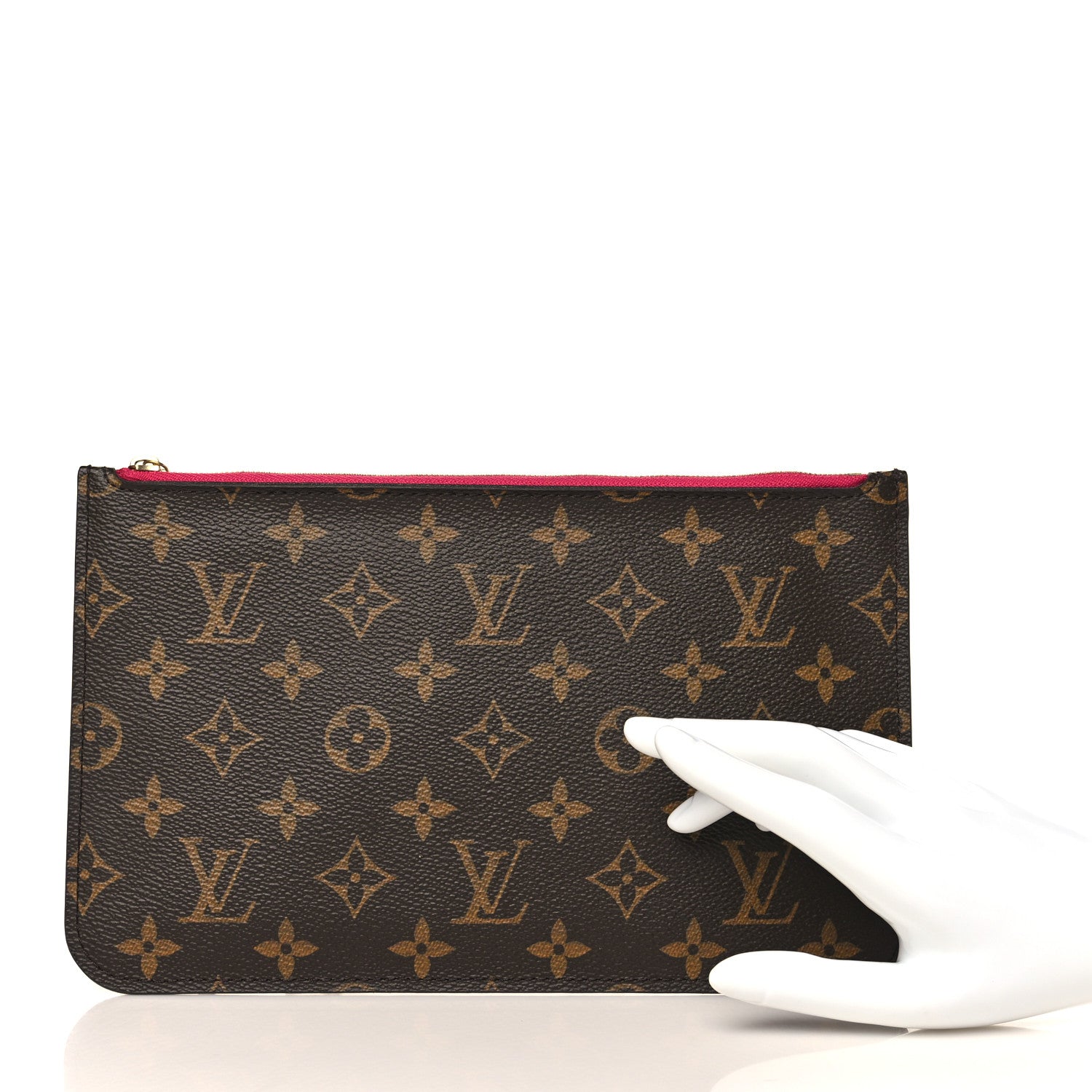 Louis Vuitton Monogram Neverfull MM GM Pochette Pivoine 2 of 7