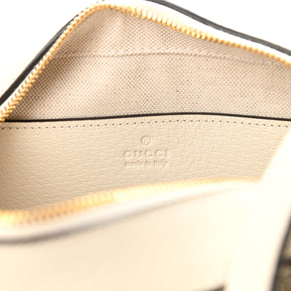 Gucci GG Supreme Monogram Textured Calfskin Web Small Ophidia Camera Bag Beige Ebony Mystic White 7 of 11