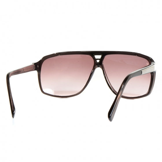 Louis Vuitton Acetate Evidence Sunglasses Brown Z0241W 2 of 11