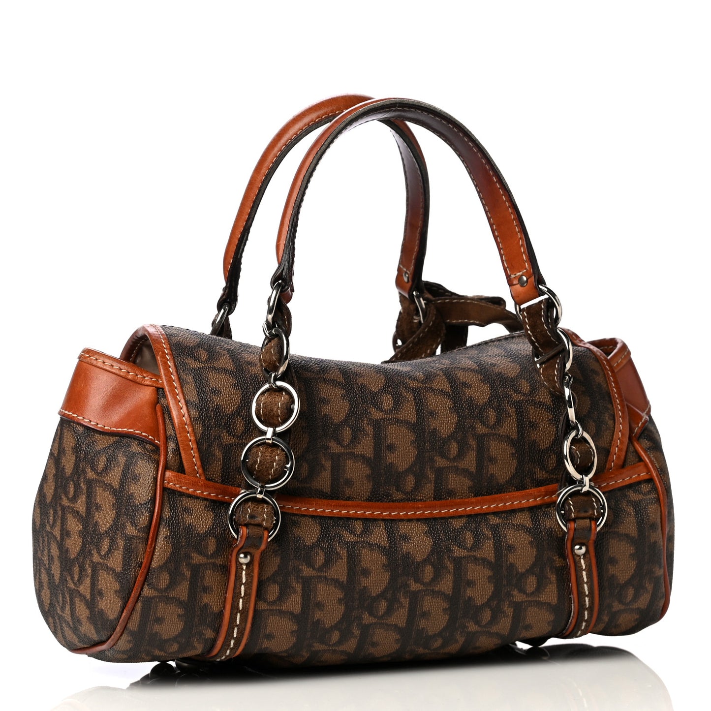 Monogram Romantique Trotter Flap Bag Brown