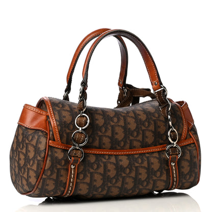 Christian Dior Monogram Romantique Trotter Flap Bag Brown 2 of 6