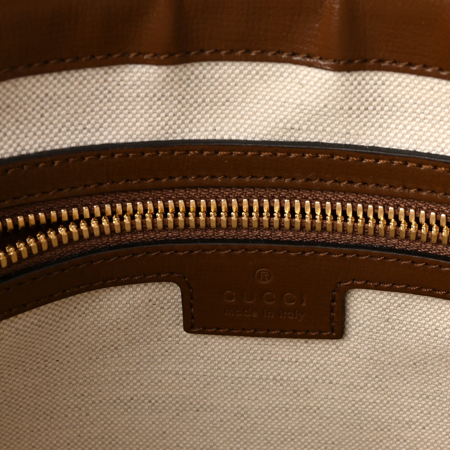 GG Supreme Monogram Azalea Calfskin Retro Interlocking G Wristlet Messenger Bag Beige Ebony Brown Sugar Beige Ebony Brown Sugar