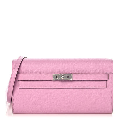 Hermes Epsom Kelly To Go Wallet Mauve Sylvestre 1 of 9