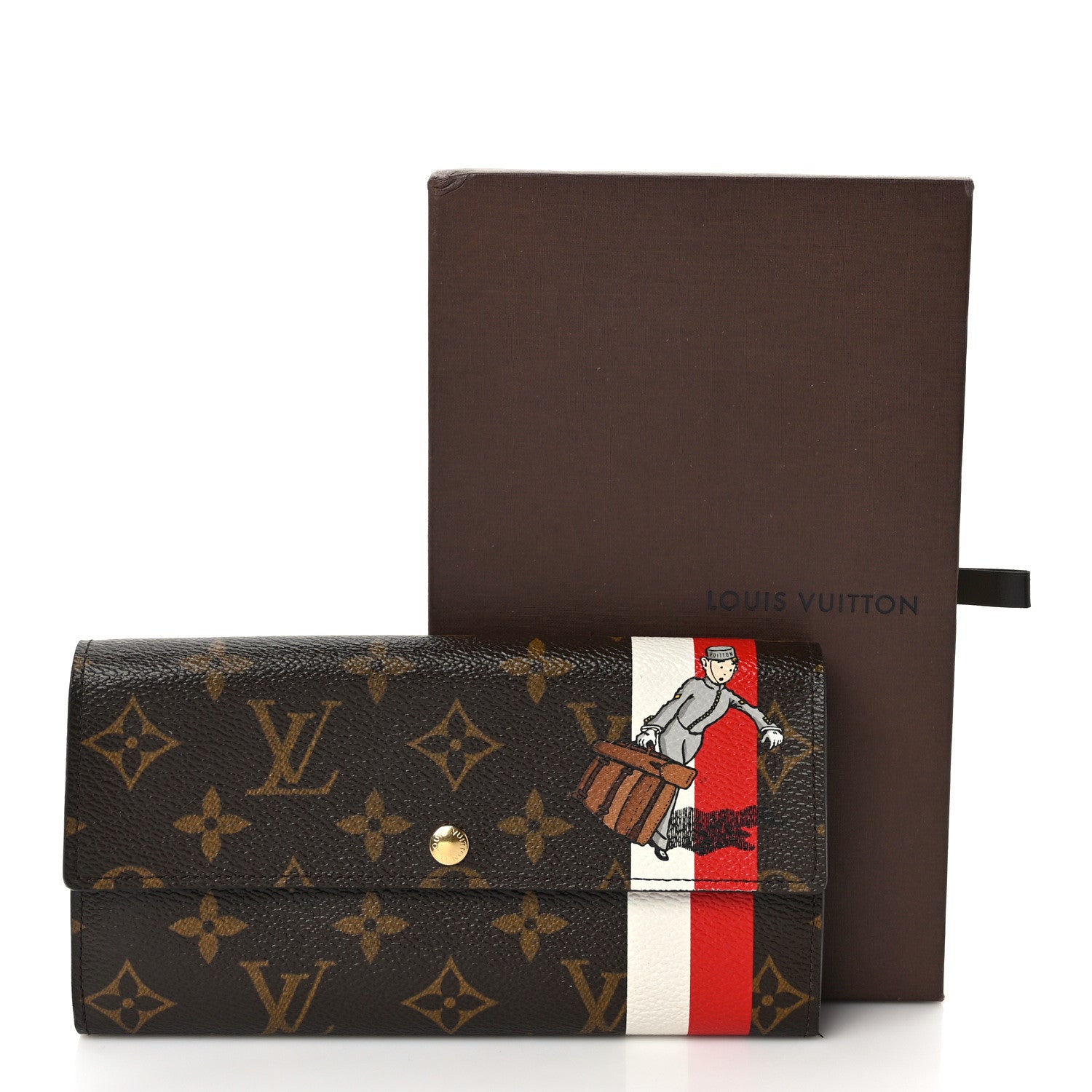 Louis Vuitton Monogram Groom Sarah Wallet 7 of 7